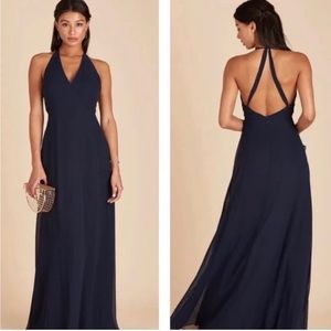 Navy Birdy Grey Moni Bridesmaid Dress